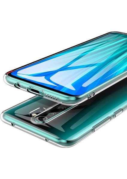 Xiaomi Redmi Note 8 Pro Kılıf Süper Silikon Yumuşak Arka Koruma Şeffaf
