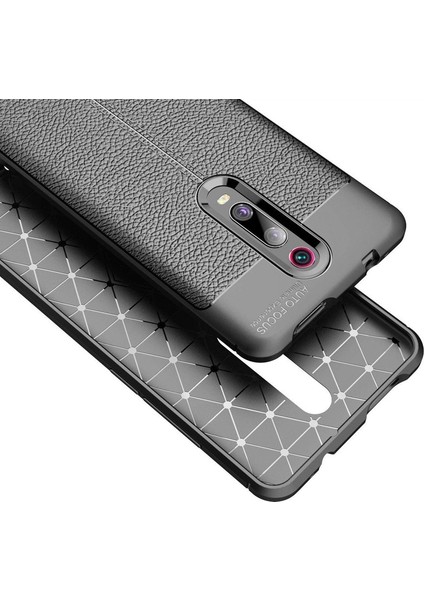 Xiaomi Redmi K20 Pro Kılıf Niss Silikon Deri Görünümlü Lacivert fiyatları