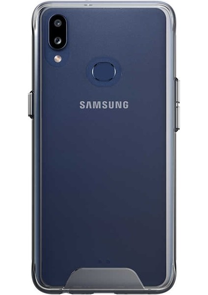 Samsung Galaxy A10s Kılıf Gard Nitro Şeffaf Sert Silikon + Nano Glass Şeffaf