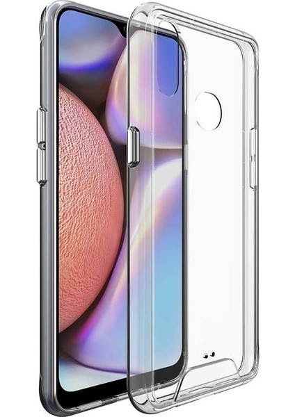 Samsung Galaxy A10s Kılıf Gard Nitro Şeffaf Sert Silikon + Nano Glass Şeffaf modelleri