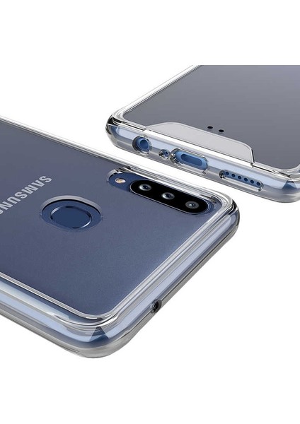 Samsung Galaxy A20s Kılıf Gard Nitro Şeffaf Sert Silikon Şeffaf modelleri