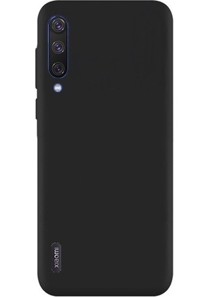 Case Street Xiaomi Mi 9 Lite Kılıf Premier Silikon Esnek Koruma + Nano Glass Siyah