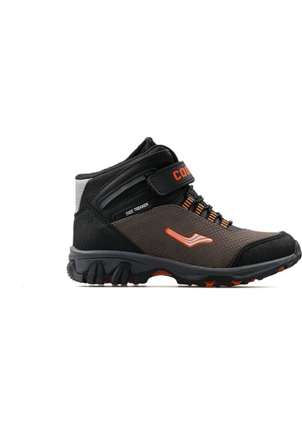 Kahverengi Günlük Çocuk Ayakkabısı Spor 19-K-03-Flt-Kahve-Oranj