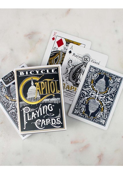 Capitol Premium Koleksiyonluk Cardistry Kartı Iskambil Oyun Kağıdı Kartları Destesi indirimleri