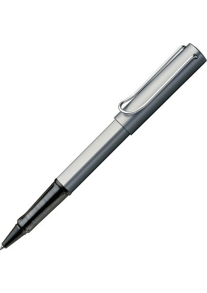 Sert Kapak A5 Defter ve Roller Kalem Seti - Gri