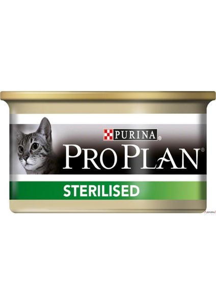 Proplan Sterilised Somonlu Kısırlaştırılmış Kedi Konserve 85 gr