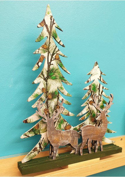 Dekoratif YeniYıl Yılbaşı Çam ağacı Geyik Süsü modelleri
