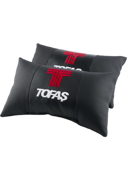 Tofaş Logo Oto Boyun Yastığı 2'li