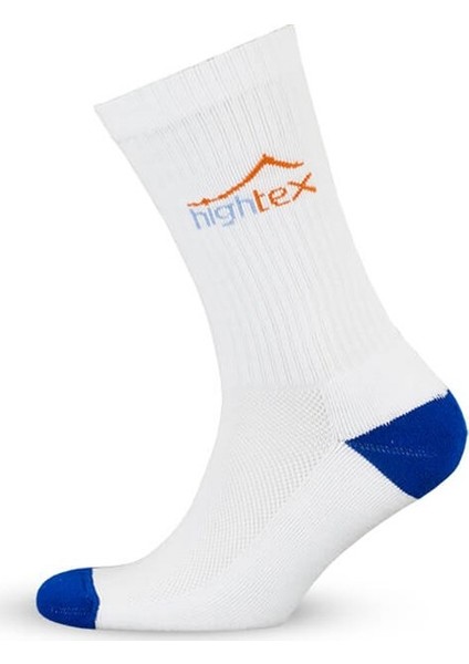 Tenis Çorabı Tennis Socks Beyaz Mavi