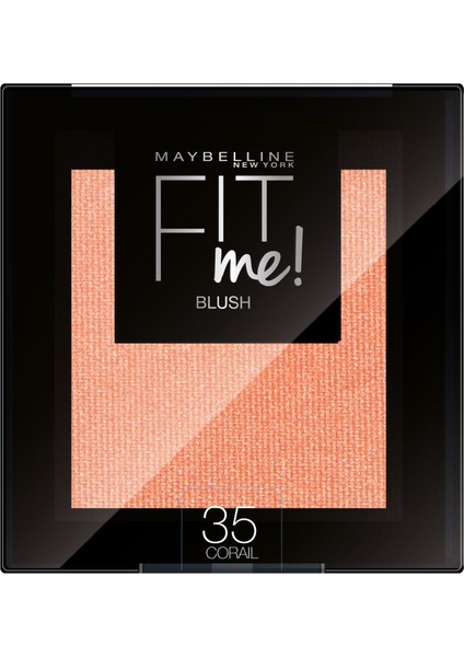 Fit Me Allık 35 Corail Kremsi Yapı ile Doğal Görünüm Sunar