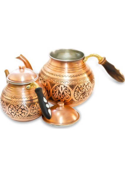 Tea Stream Bakır Çaydanlık