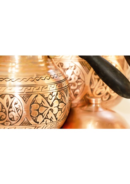 Tea Stream Bakır Çaydanlık