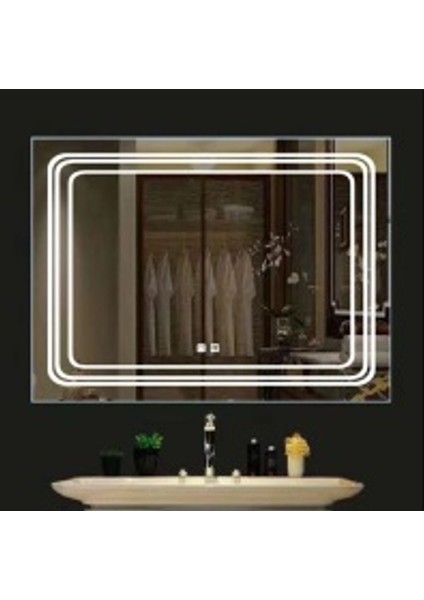 70X100 Led Işıklı Ayna