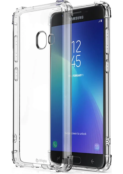 Galaxy J7 Prime2 Crystal Fit Kılıf Crystal Clear