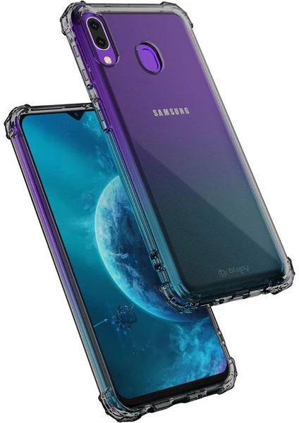 Galaxy M20 Crystal Fit Kılıf Smoke Black