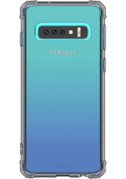 Galaxy S10 Crystal Fit Kılıf Smoke Black