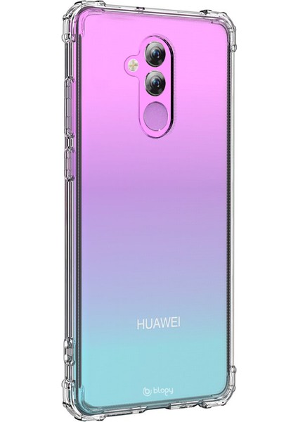 Huawei Mate 20 Lite ile Uyumlu Crystal Fit Kılıf Crystal Clear