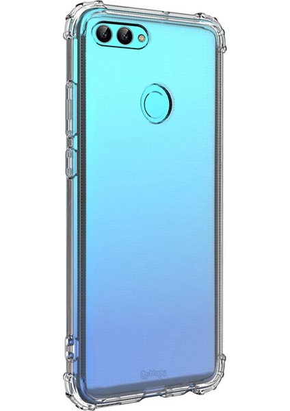 Huawei P Smart ile Uyumlu Crystal Fit Kılıf Crystal Clear