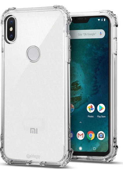 Xiaomi MI A2 Lite Crystal Fit Kılıf Crystal Clear