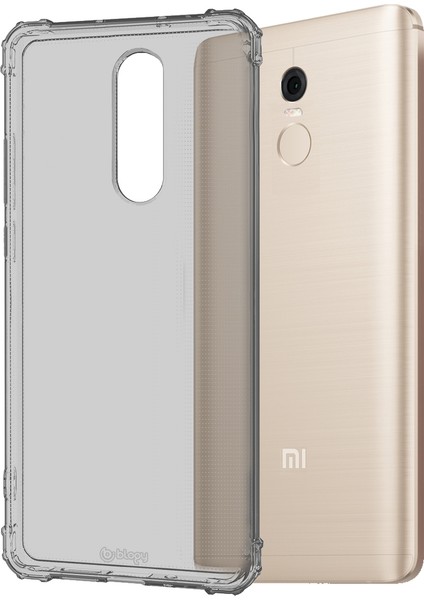 Xiaomi Red MI 5 Plus Crystal Fit Kılıf Smoke Black