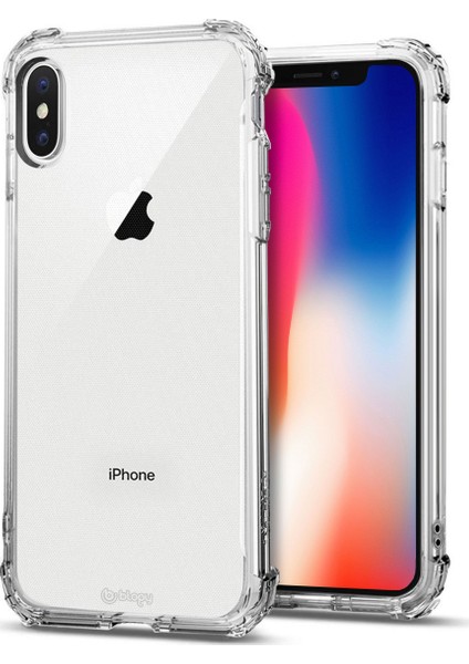 iPhone X / Xs Crystal Fit Kılıf Crystal Clear