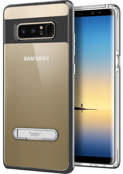 Galaxy Note 8 Air Bumper Kılıf Space Gray