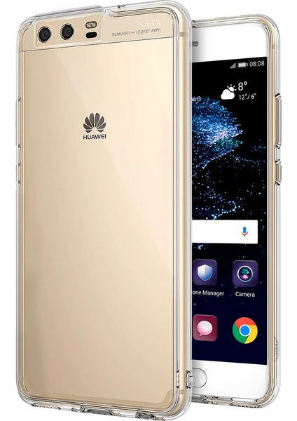 Huawei P10 Plus Air Hybrid Kılıf Crystal Clear