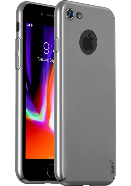 Buff iPhone 8 Slim Fit Kılıf Silver