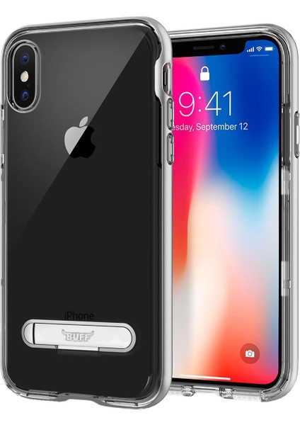 Buff iPhone X Air Bumper Kılıf Silver