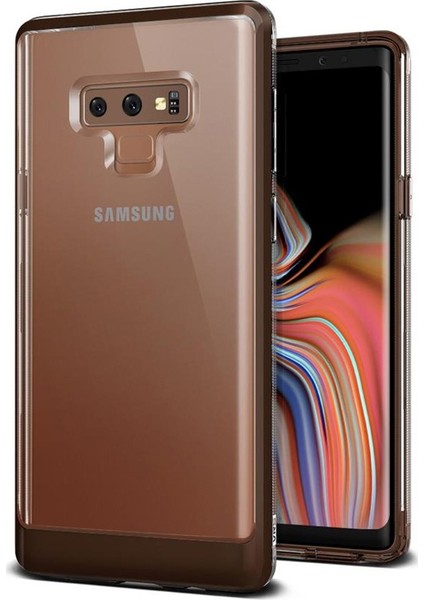 VRS Design Galaxy Note 9 Crystal Bumper Kılıf Brown