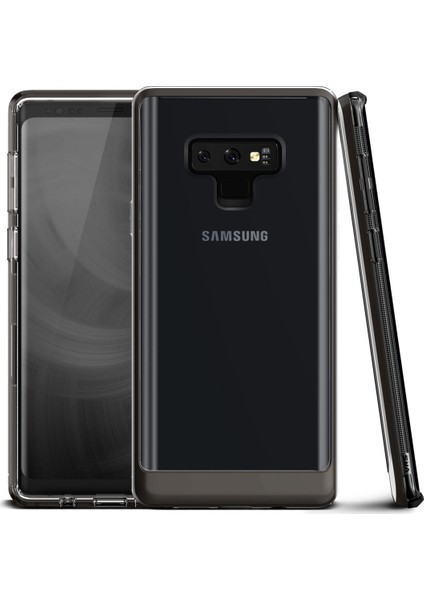 Galaxy Note 9 Crystal Bumper Kılıf Metallic Black