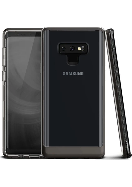 VRS Design Galaxy Note 9 Crystal Bumper Kılıf Metallic Black