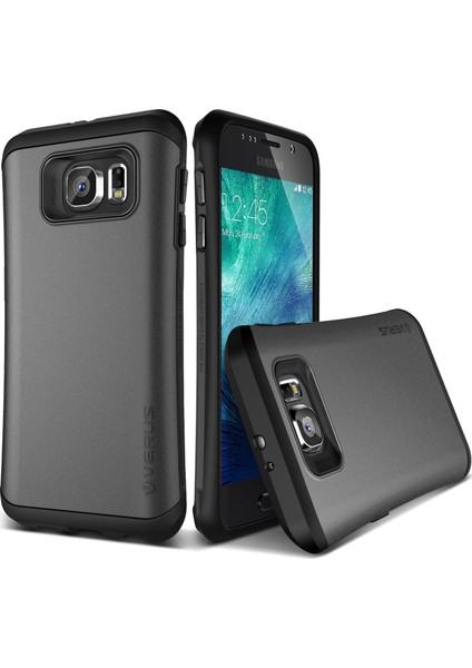 Galaxy S6 Hard Drop Kılıf Steel Silver