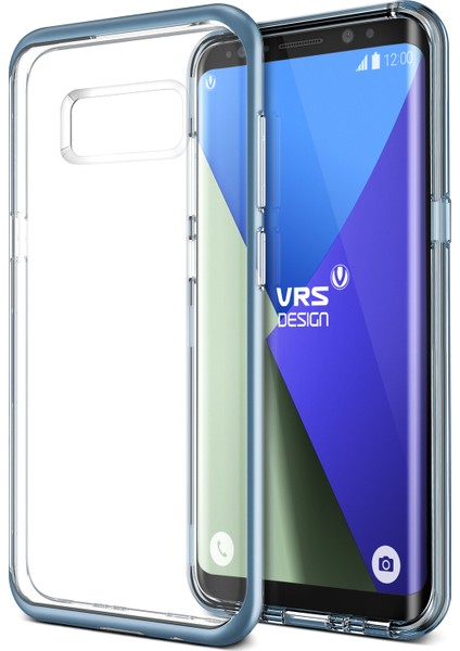 Galaxy S8 Crystal Bumper Kılıf Blue Coral