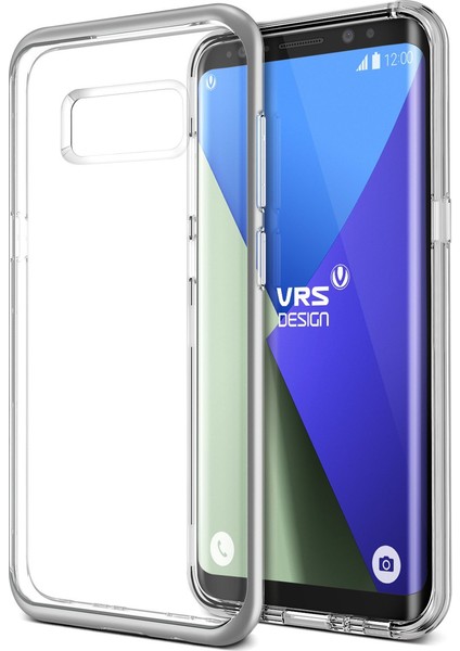 Galaxy S8 Crystal Bumper Kılıf Light Silver