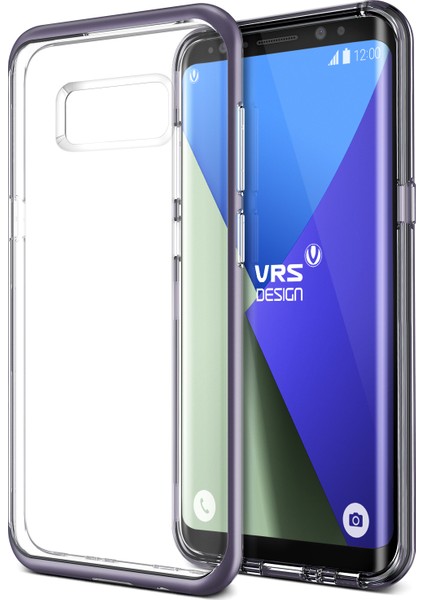 Galaxy S8 Crystal Bumper Kılıf Orchid Gray