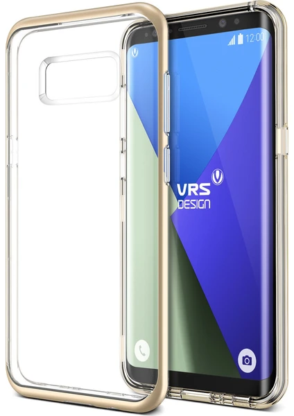 VRS Design Galaxy S8 Crystal Bumper Kılıf Shine Gold