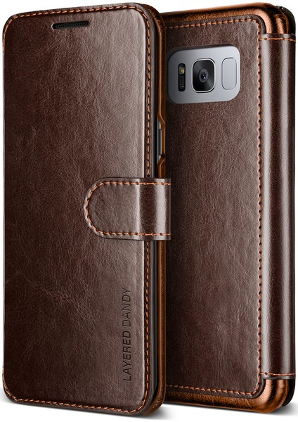 Galaxy S8 Plus Dandy Layered Kılıf Dark Brown