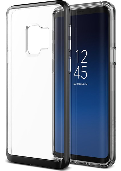 Galaxy S9 Crystal Bumper Kılıf Metallic Black