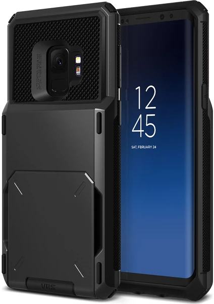 VRS Design Galaxy S9 Damda Folder Kılıf Metallic Black