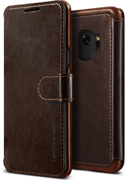 Galaxy S9 Dandy Layered Kılıf Dark Brown