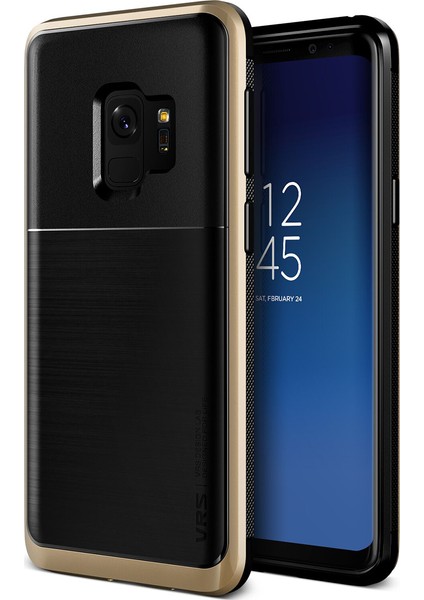 Galaxy S9 High Pro Shield Kılıf Indigo - Blush Gold