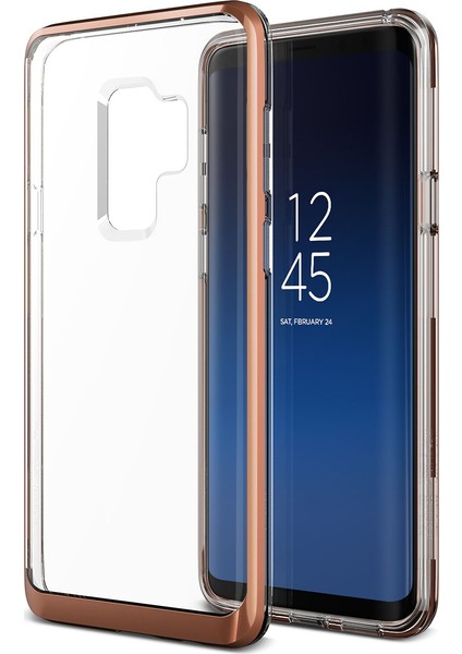 Galaxy S9 Plus Crystal Bumper Kılıf Blush Gold