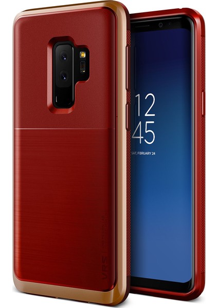 Galaxy S9 Plus High Pro Shield Kılıf Red - Blush Gold