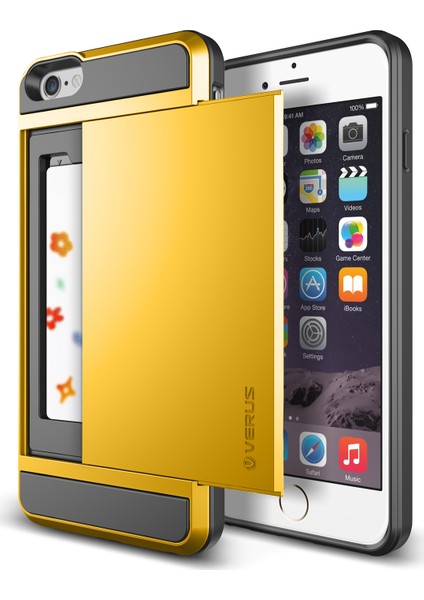 iPhone 6 Plus / 6S Plus Damda Slide Kılıf Special Yellow