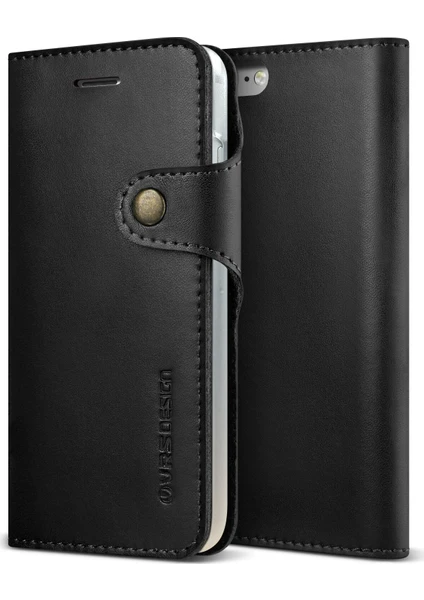 VRS Design iPhone 8 / 7 Native Diary Kılıf Black