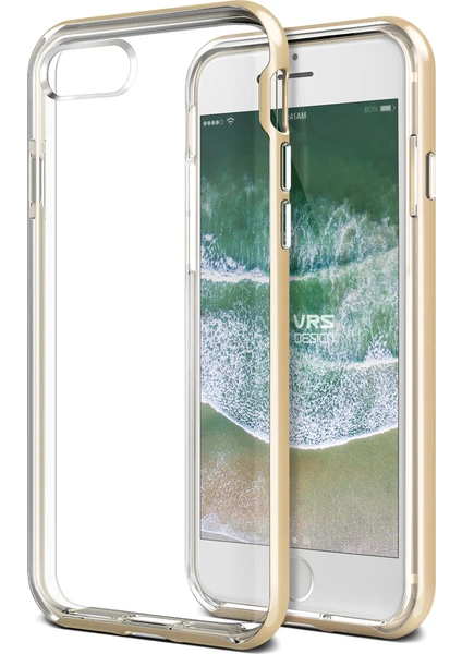 VRS Design iPhone 8/7 New Crystal Bumper Kılıf Gold