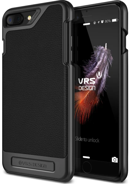 VRS Design iPhone 8 Plus / 7 Plus Simpli Mod Kılıf Black