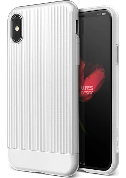 VRS Design iPhone X Shine Coat Kılıf White