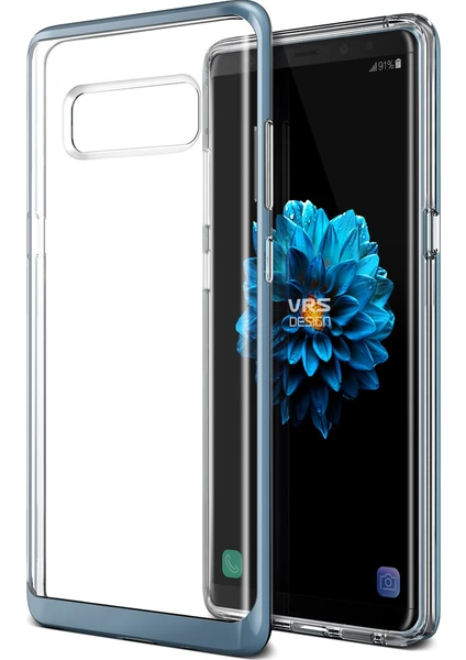 VRS Galaxy Note 8 Crystal Bumper Kılıf Blue Coral